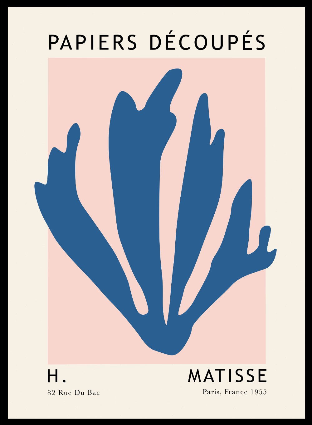 The Cut - Outs Inspired by Henri Matisse Print M55_Sugar & Canvas