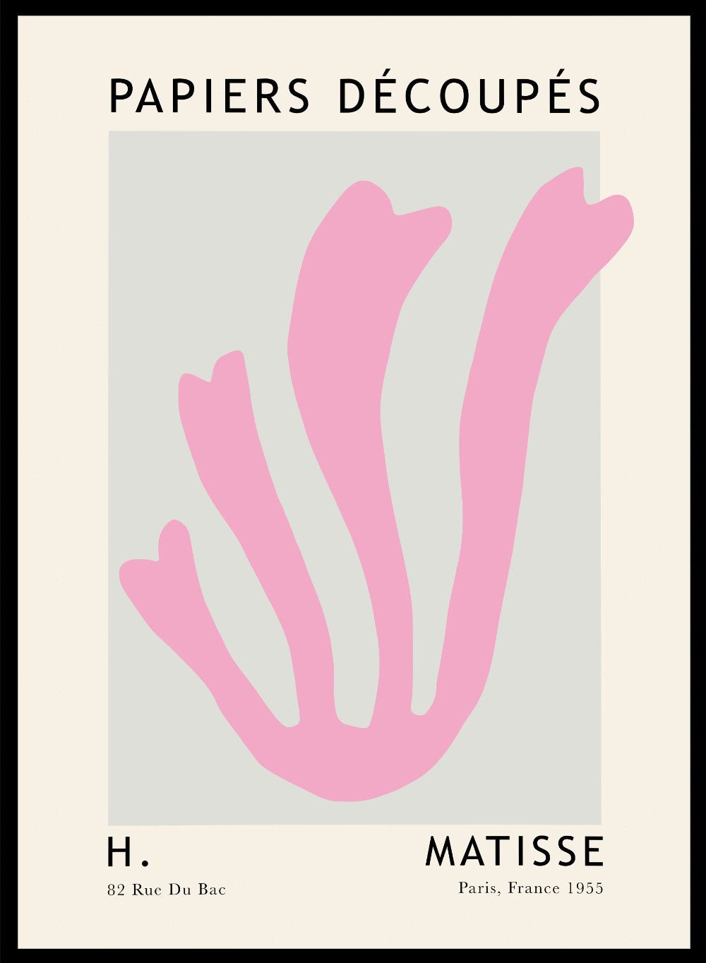 The Cut - Outs Inspired by Henri Matisse Print M62_Sugar & Canvas