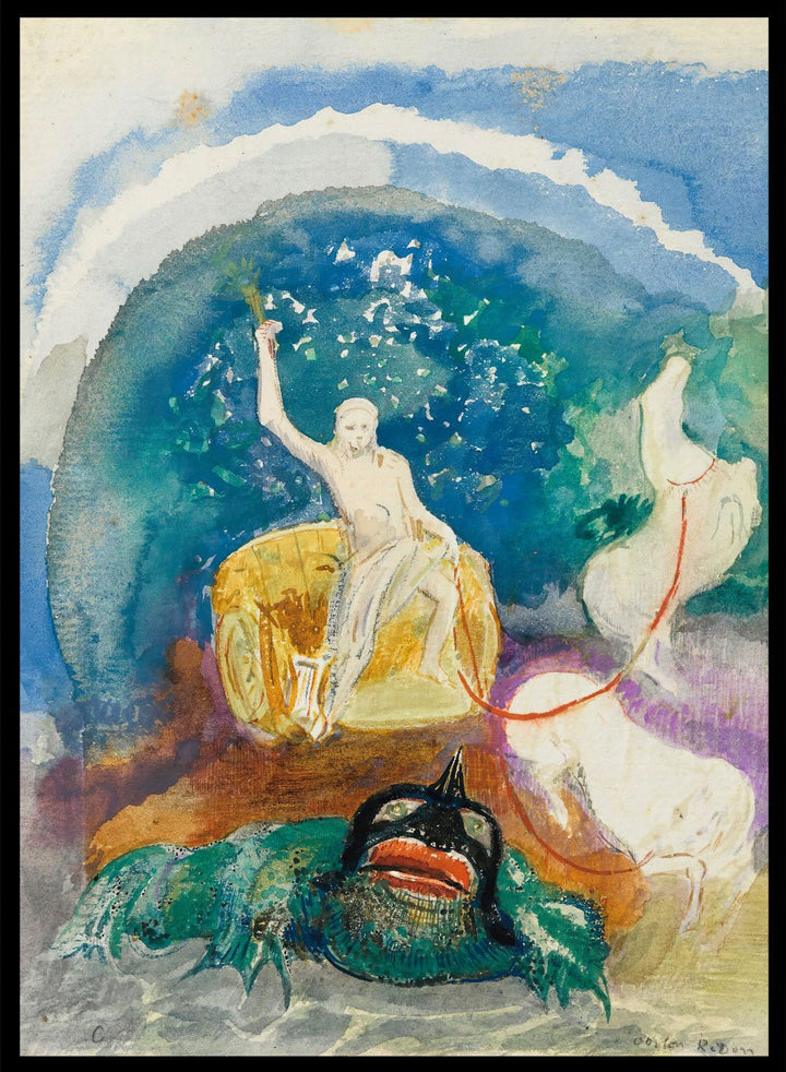 Odilon Redon Le Monstre Vert Art Print OR12_Sugar & Canvas