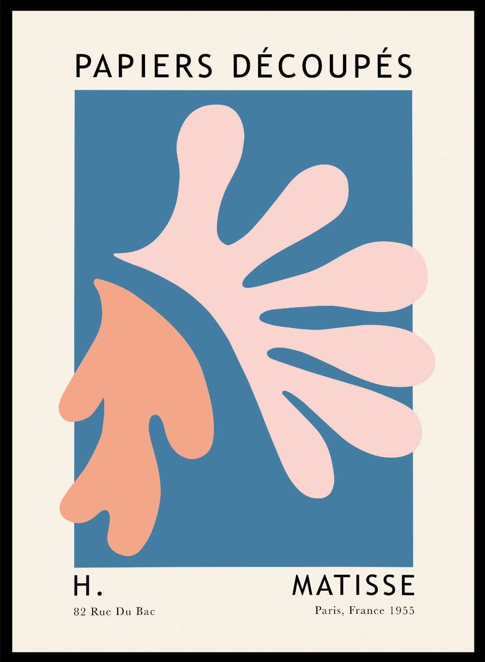 The Cut - Outs Inspired by Henri Matisse Print M52_Sugar & Canvas