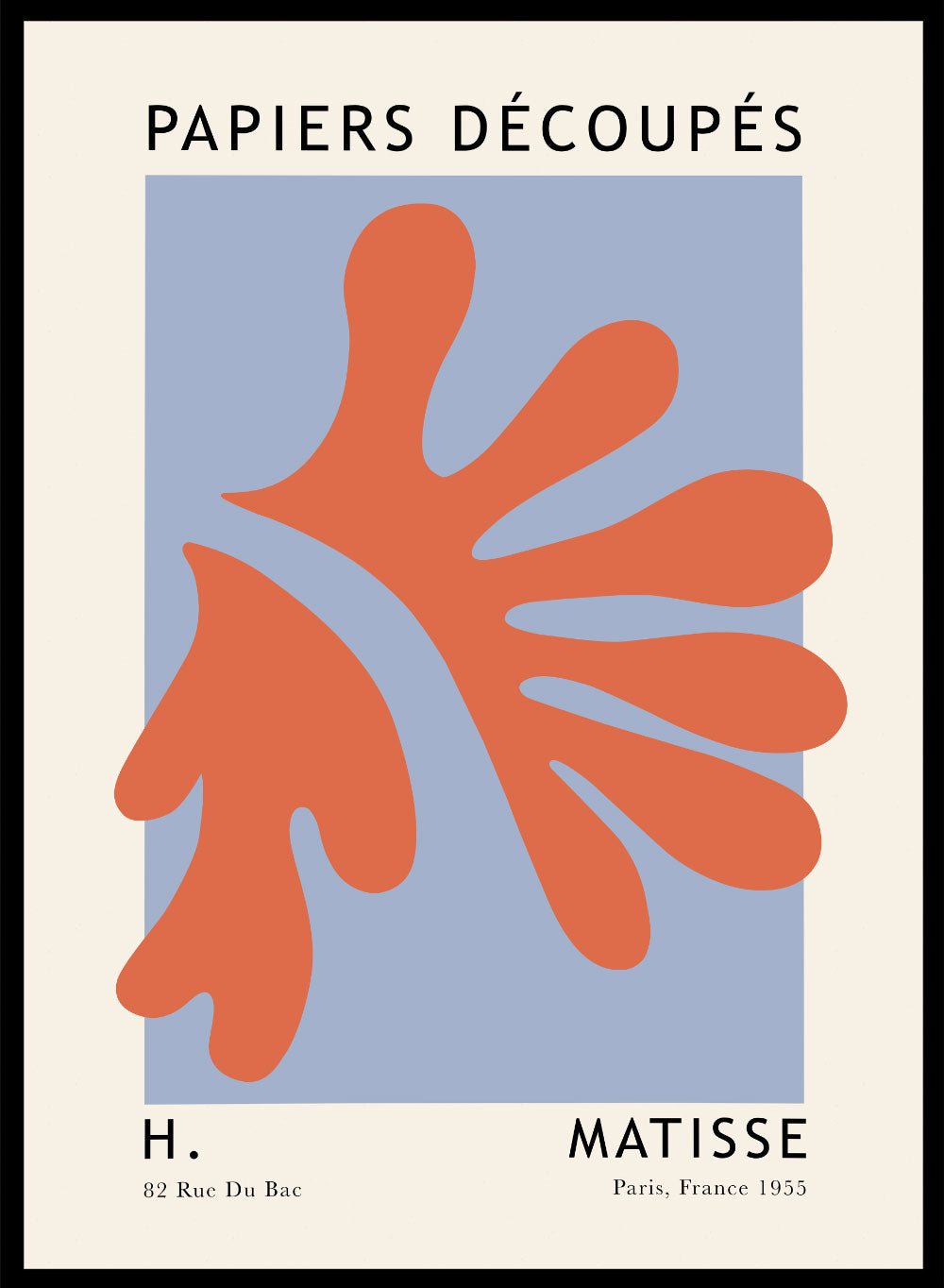 The Cut - Outs Inspired by Henri Matisse Print M57_Sugar & Canvas