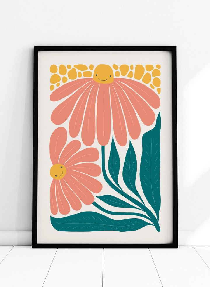 Abstract Botanical Art Print #FM91