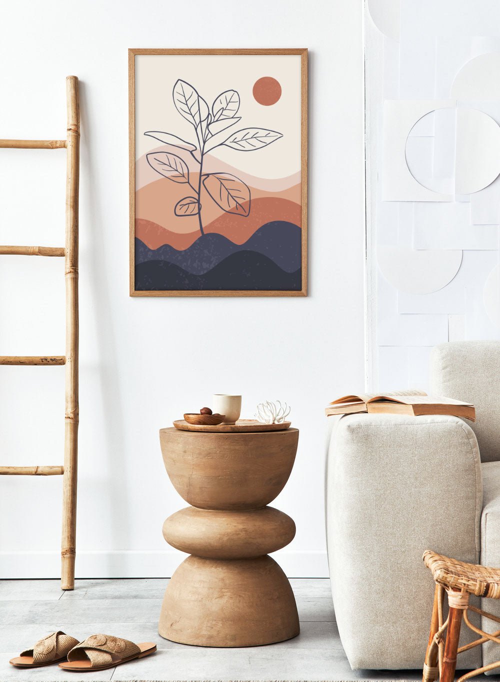 Abstract Plant Landscape Art Print_Sugar & Canvas