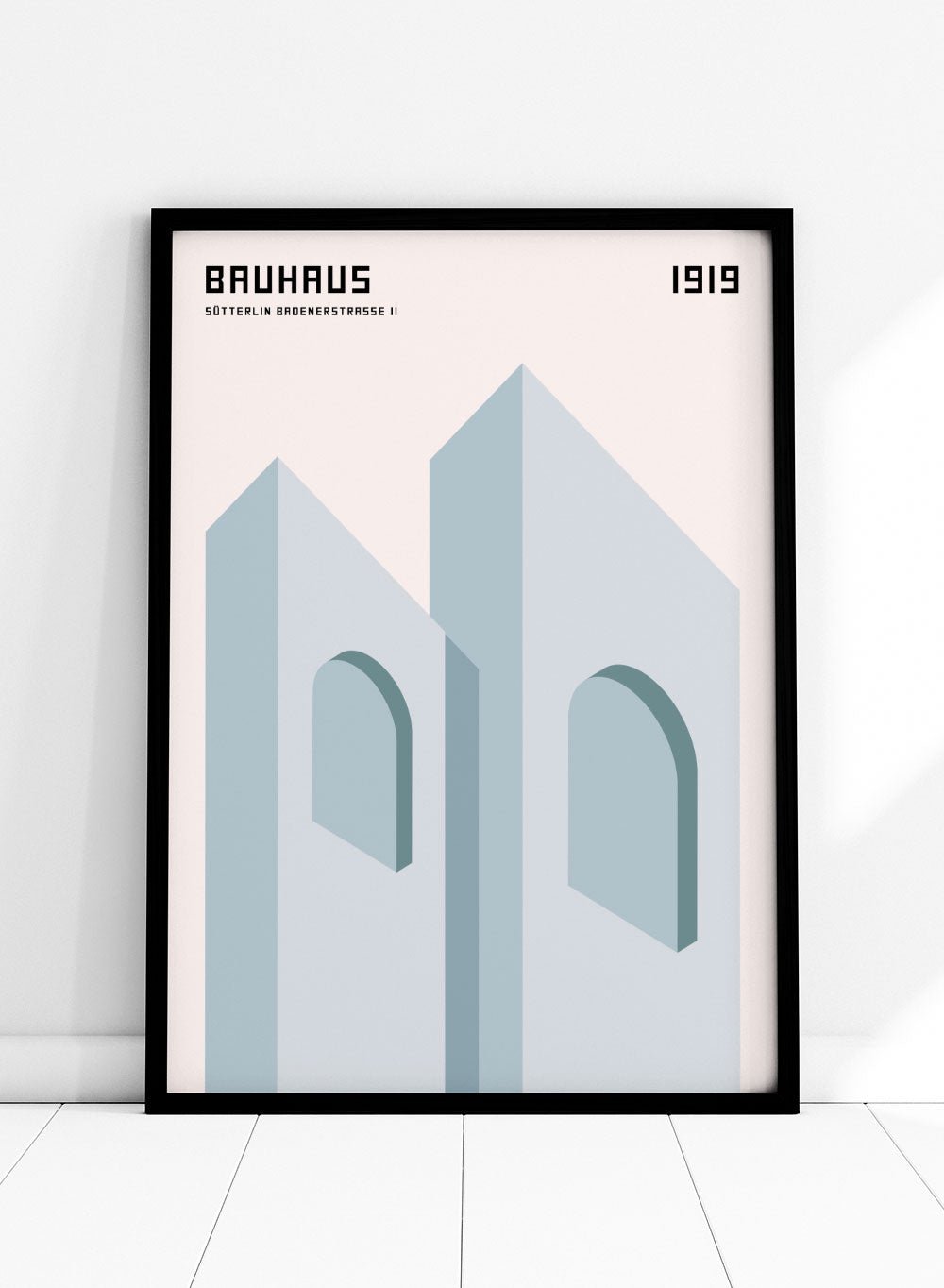 Bauhaus Architecture 1919 Art Print_Sugar & Canvas