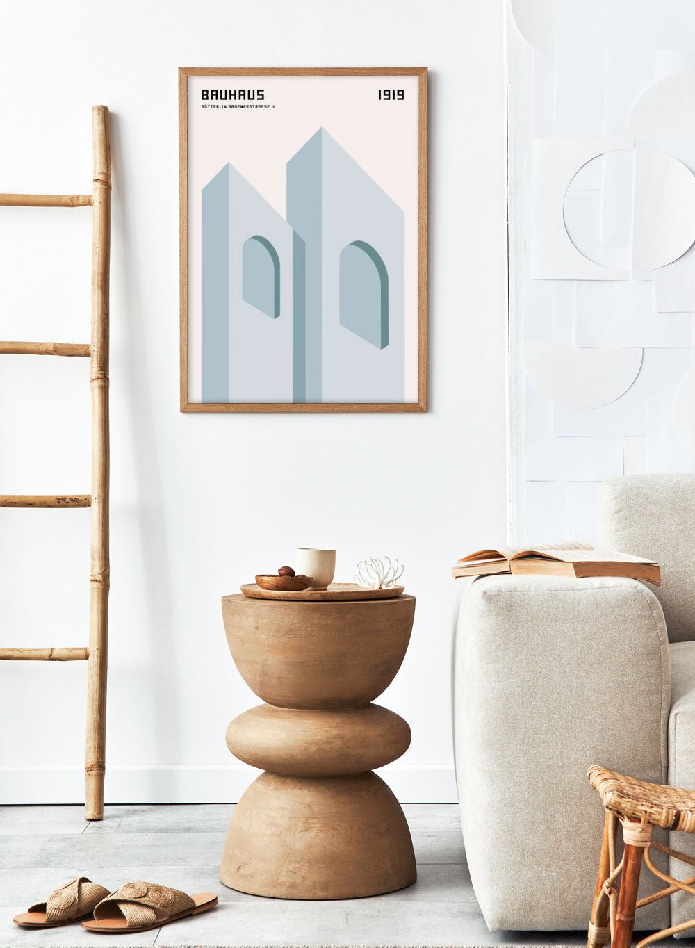 Bauhaus Architecture 1919 Art Print_Sugar & Canvas