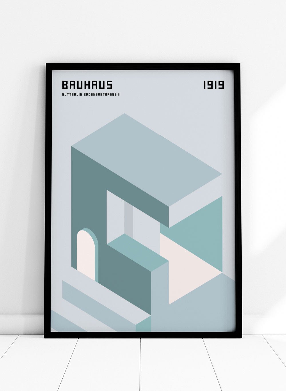 Bauhaus Architecture 1919 Art Print_Sugar & Canvas