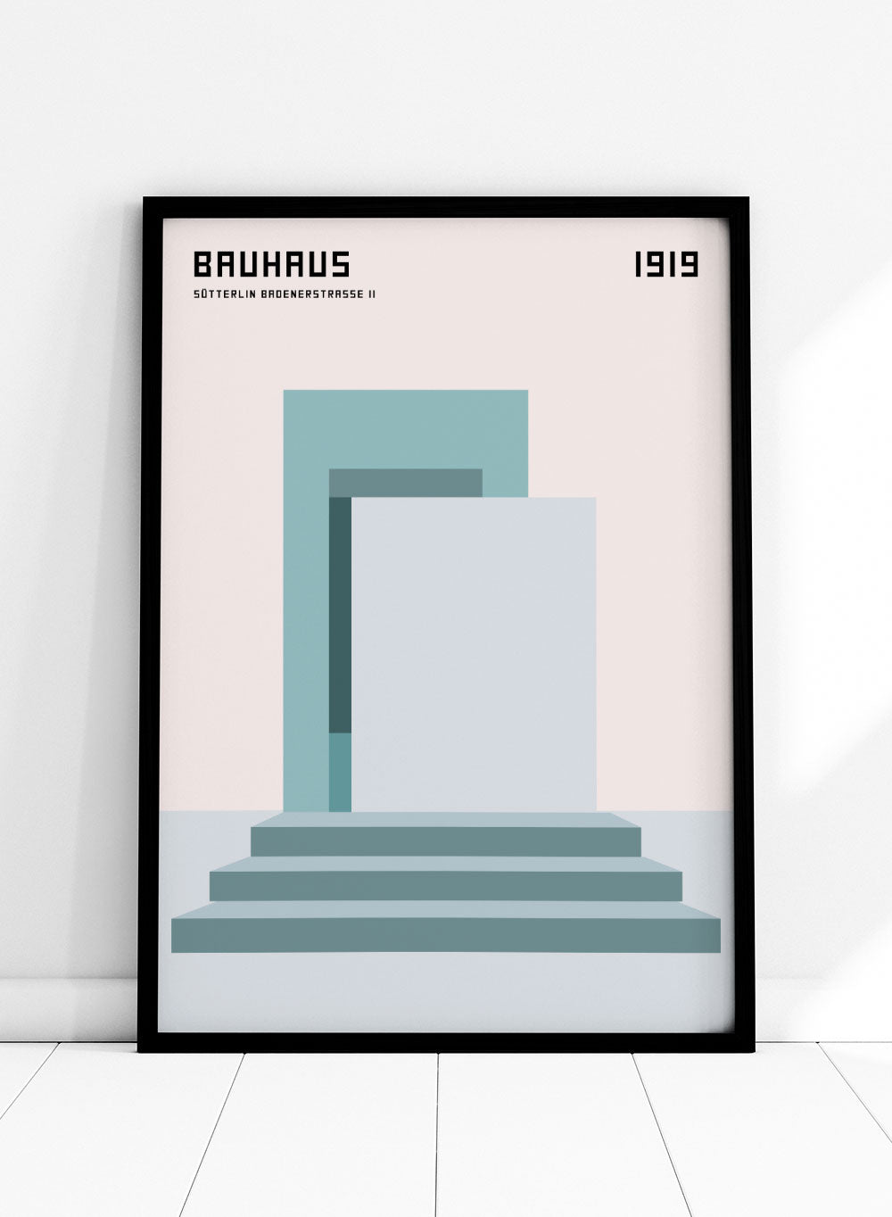 Bauhaus Architecture 1919 Art Print_Sugar & Canvas
