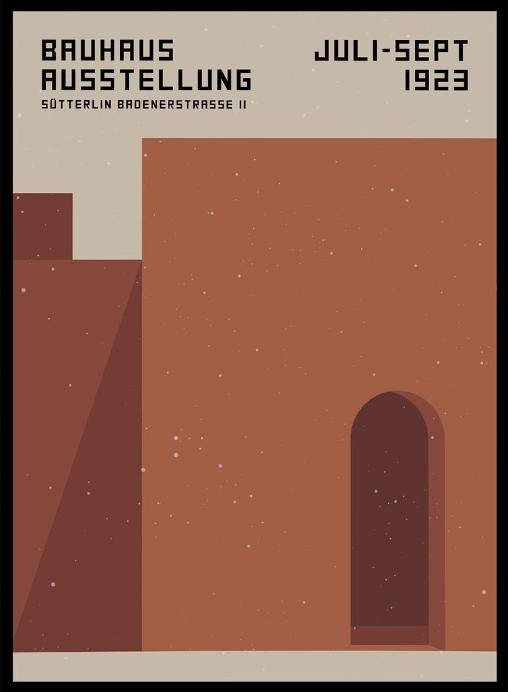 Bauhaus Architecture 1923 Art Print_Sugar & Canvas