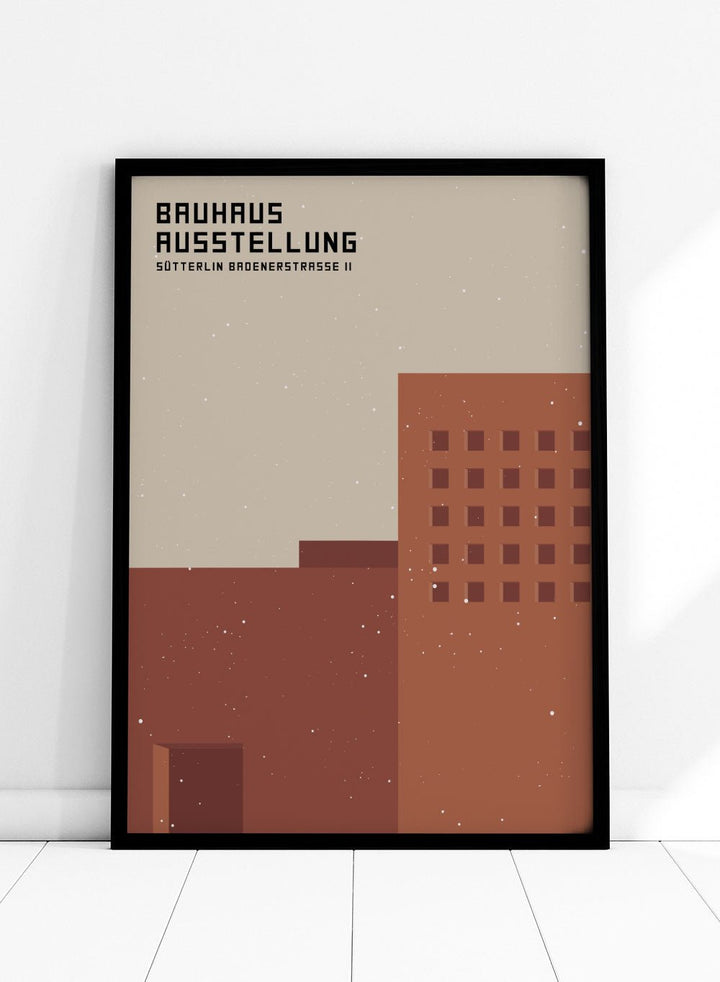 Bauhaus Architecture 1923 Art Print_Sugar & Canvas