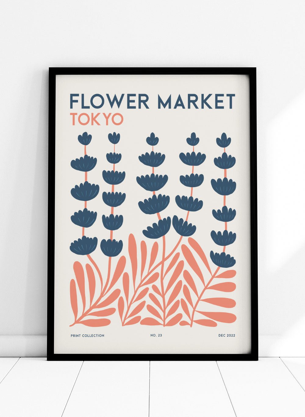 Flower Market Tokyo Abstract Art Print FM112_Sugar & Canvas