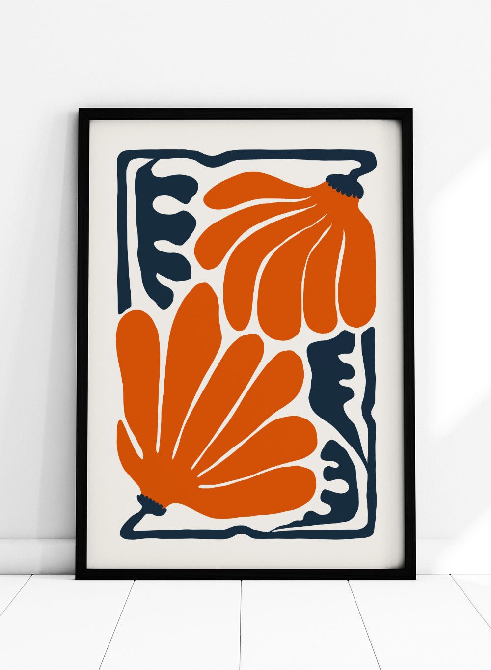 Abstract Botanical Art Print FM99_Sugar & Canvas