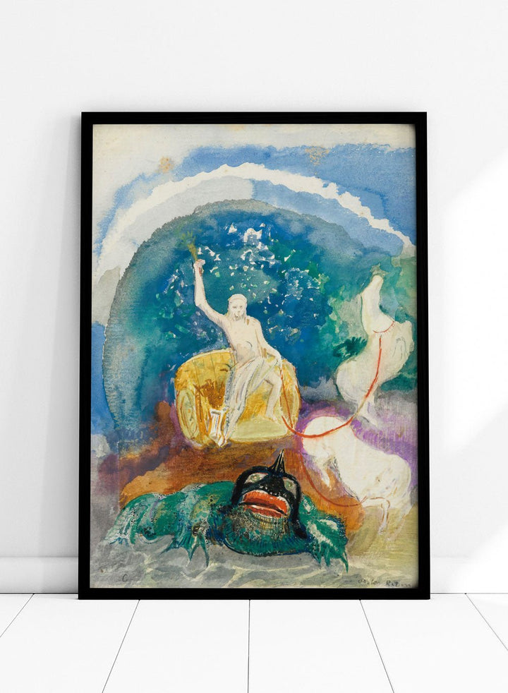 Odilon Redon Le Monstre Vert Art Print OR12_Sugar & Canvas