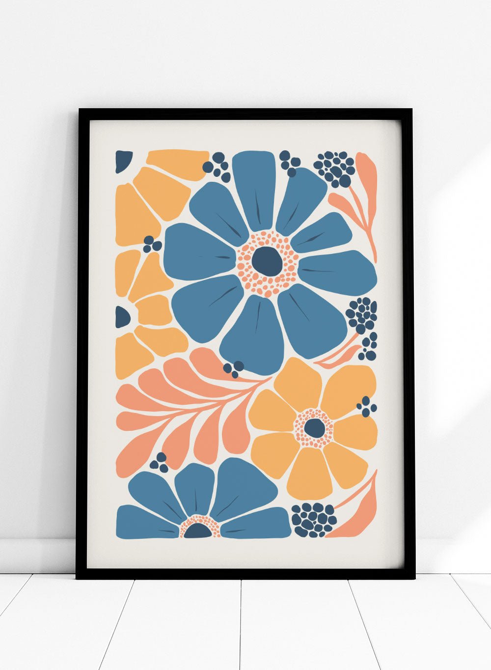 Abstract Botanical Art Print FM102_Sugar & Canvas