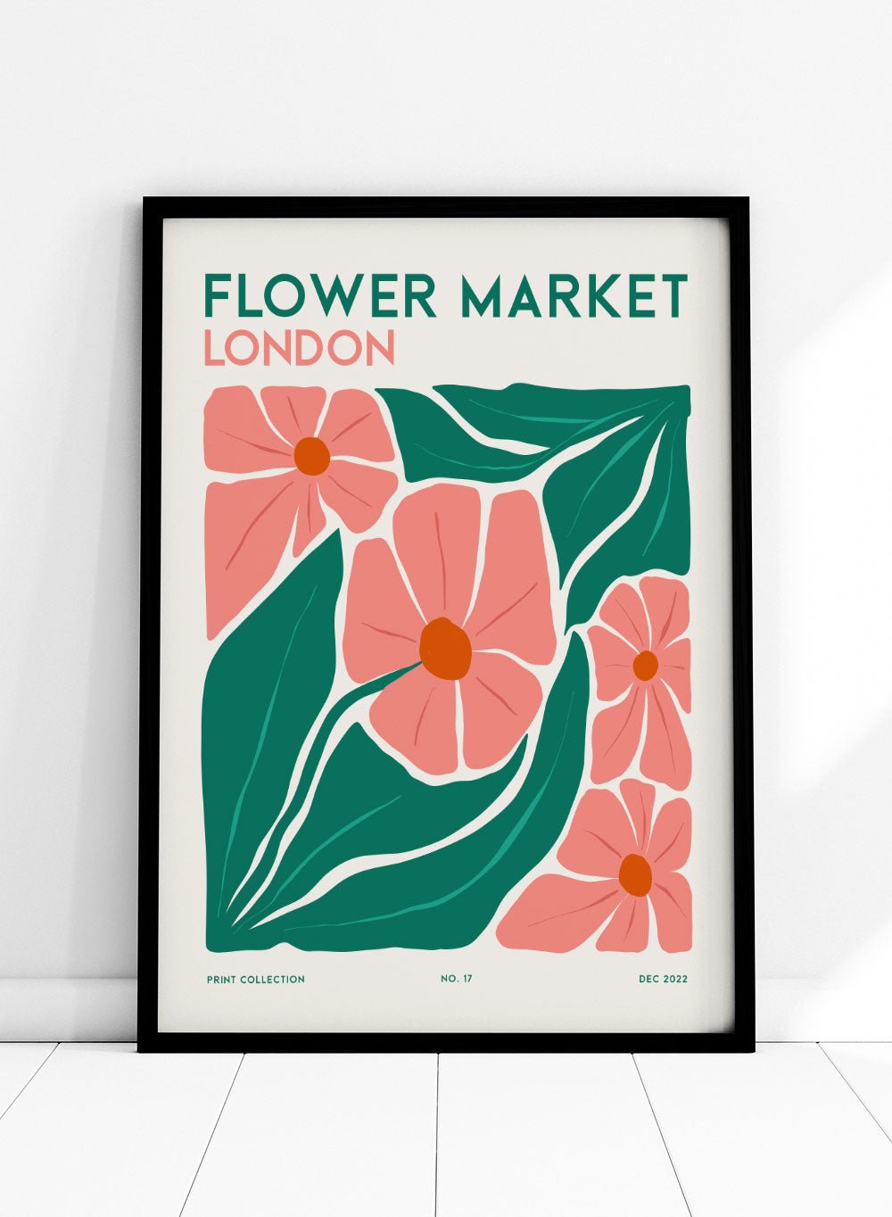 Flower Market London Abstract Art Print FM106_Sugar & Canvas