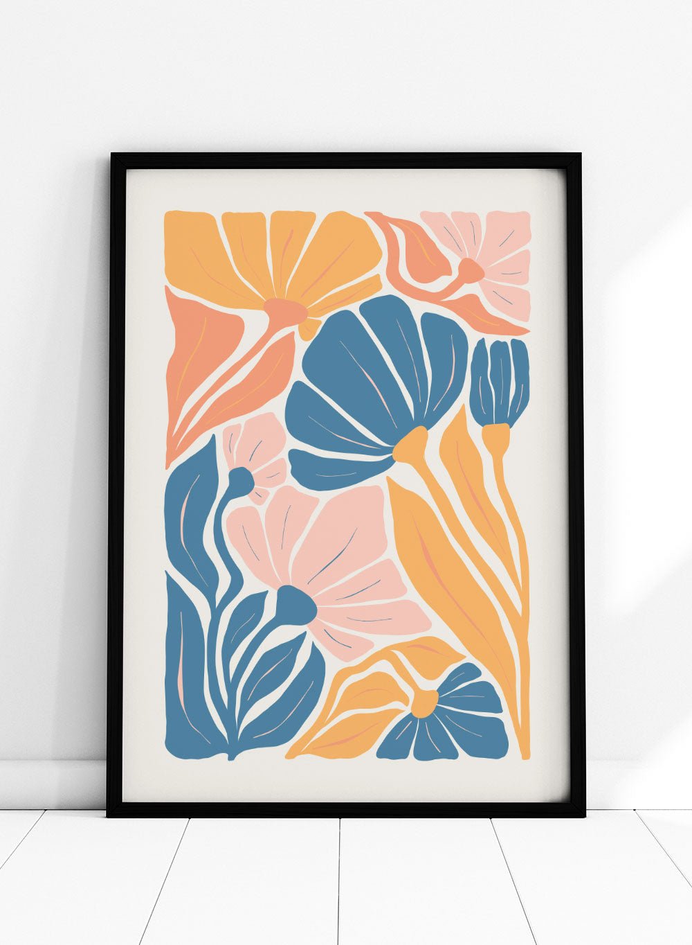 Abstract Botanical Art Print FM96_Sugar & Canvas