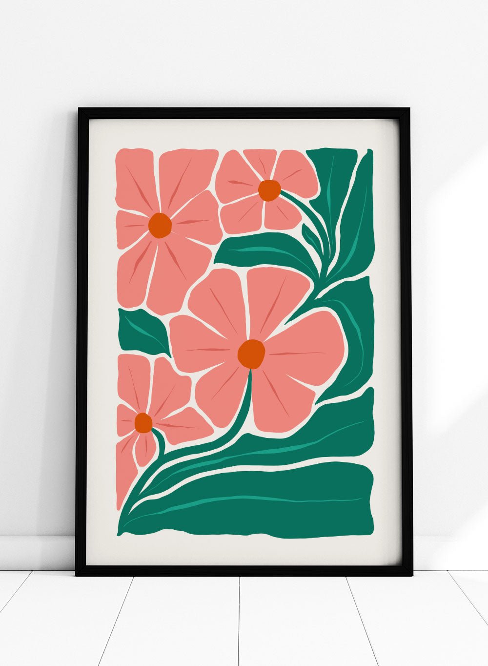 Abstract Botanical Art Print FM95_Sugar & Canvas