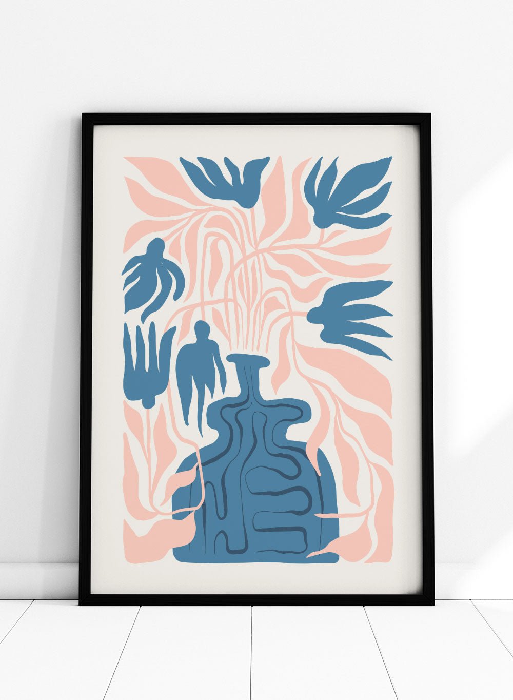 Abstract Botanical Art Print FM97_Sugar & Canvas