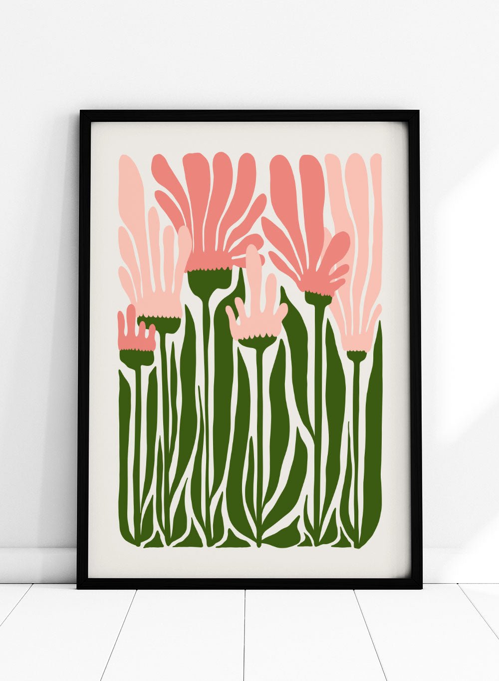 Abstract Botanical Art Print FM100_Sugar & Canvas