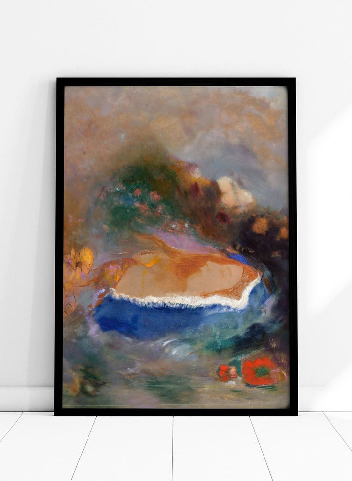 Odilon Redon Ophelia with Blue Wimple Art Print OR10_Sugar & Canvas