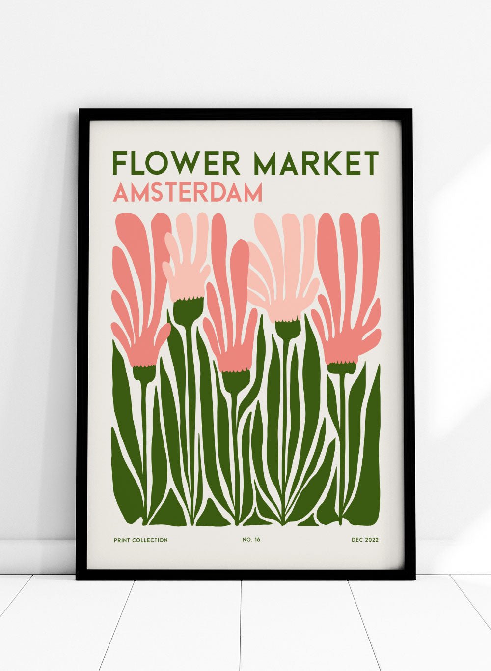 Flower Market Amsterdam Abstract Art Print FM105_Sugar & Canvas