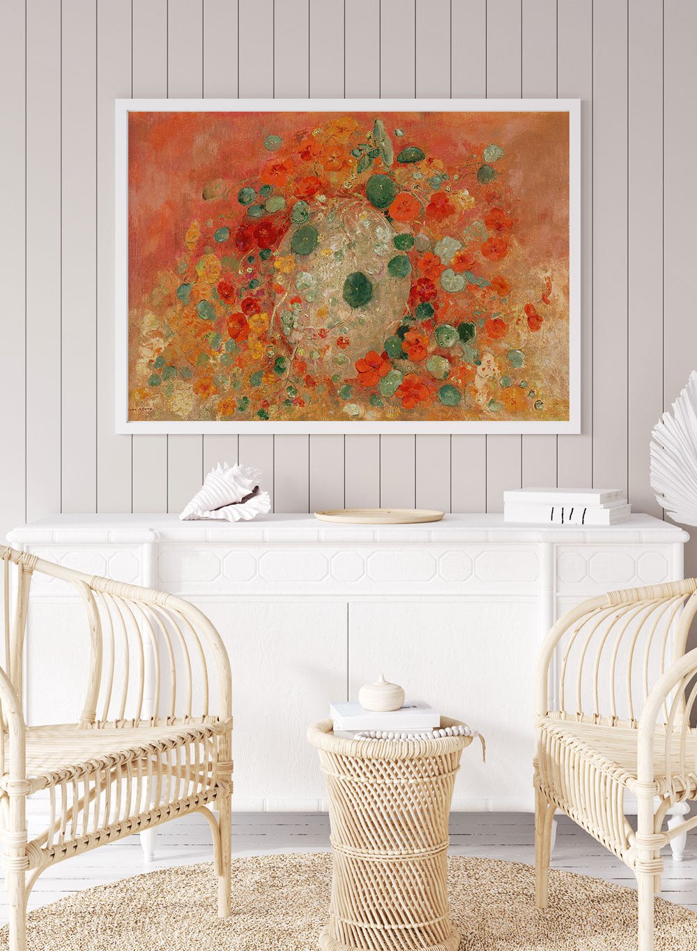 Odilon Redon Nasturtiums Flowers Art Print OR03_Sugar & Canvas