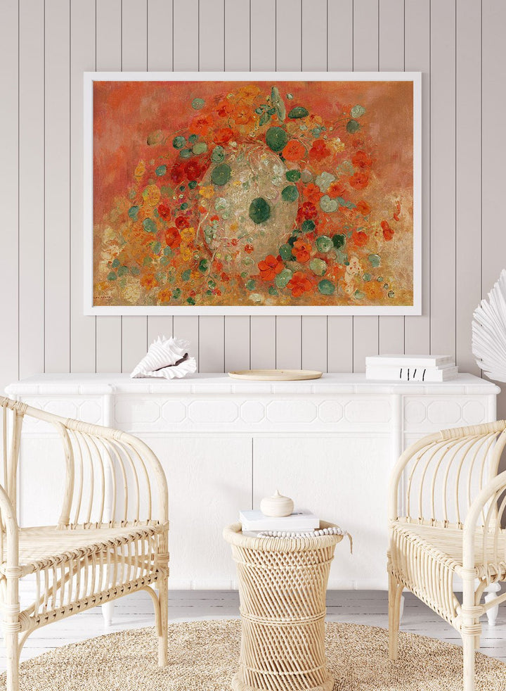Odilon Redon Nasturtiums Flowers Art Print OR03_Sugar & Canvas