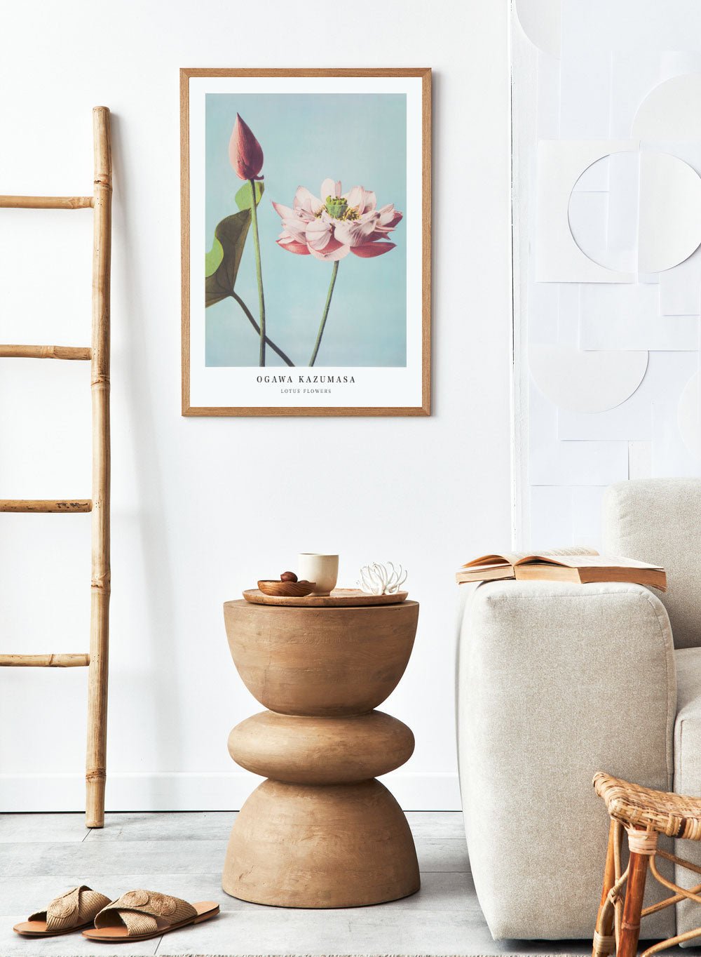 Ogawa Kazumasa Lotus Flowers Japanese Art Print OK01_Sugar & Canvas