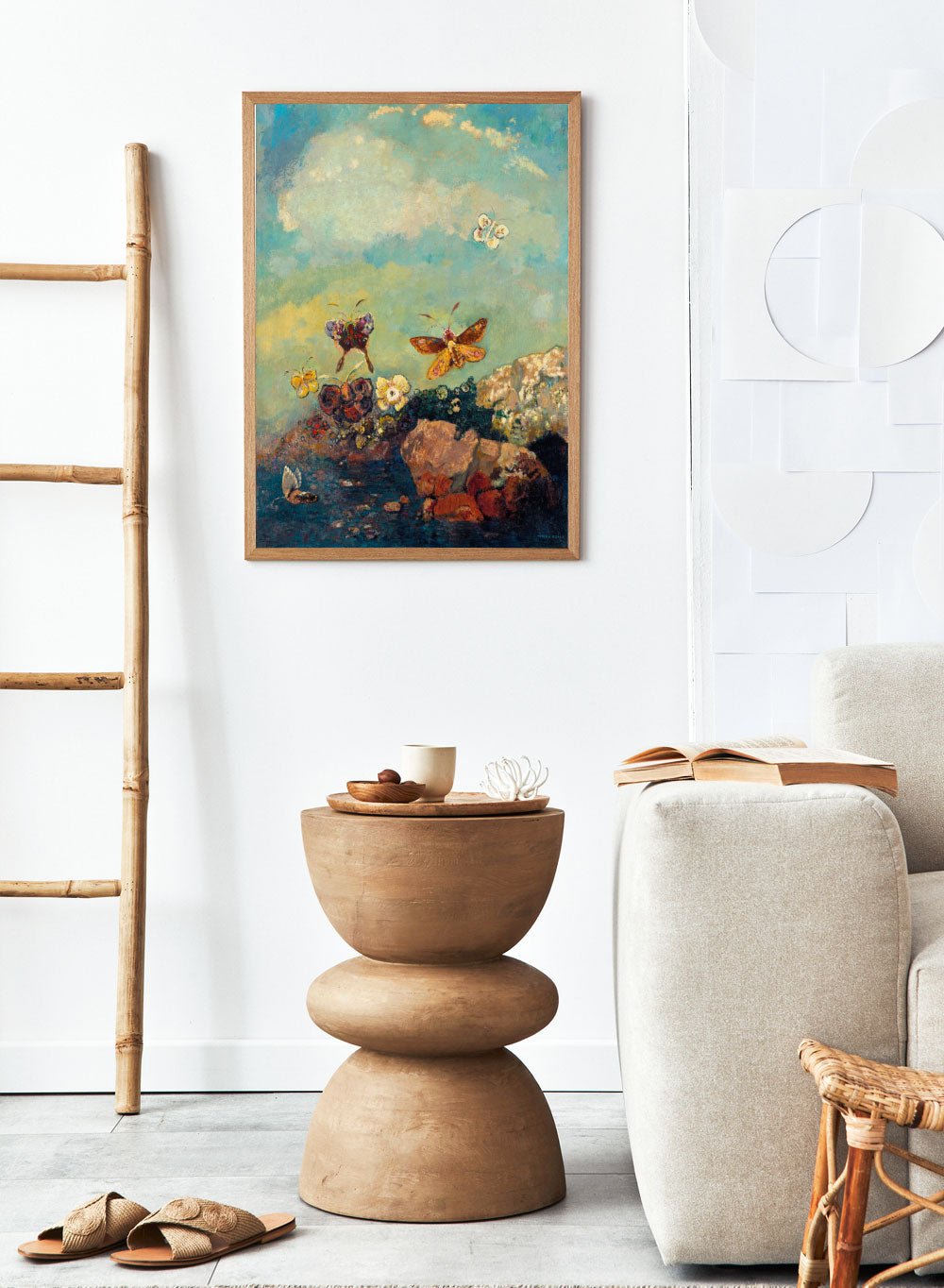 Odilon Redon Butterflies 1910 Art Print OR07_Sugar & Canvas