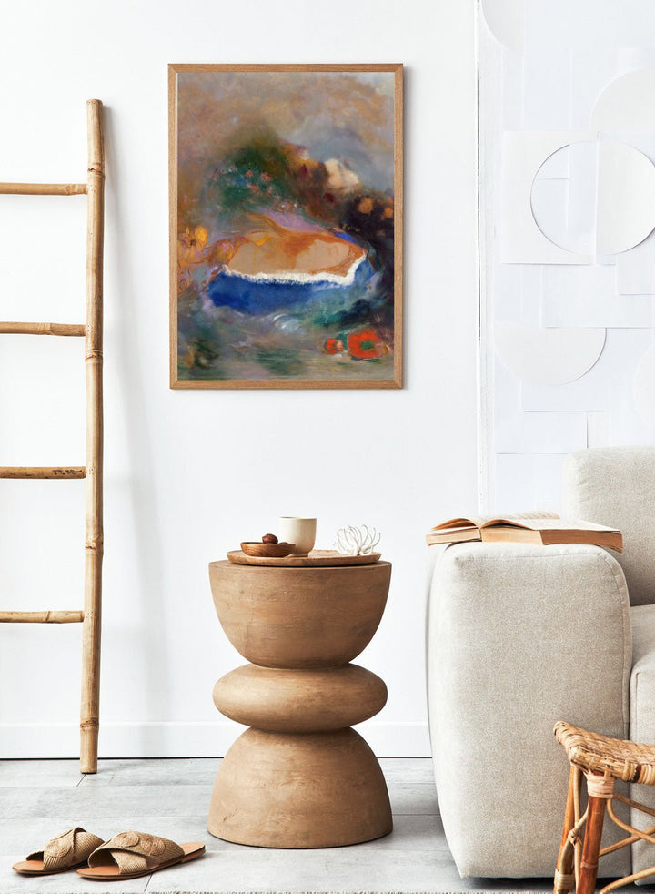 Odilon Redon Ophelia with Blue Wimple Art Print OR10_Sugar & Canvas