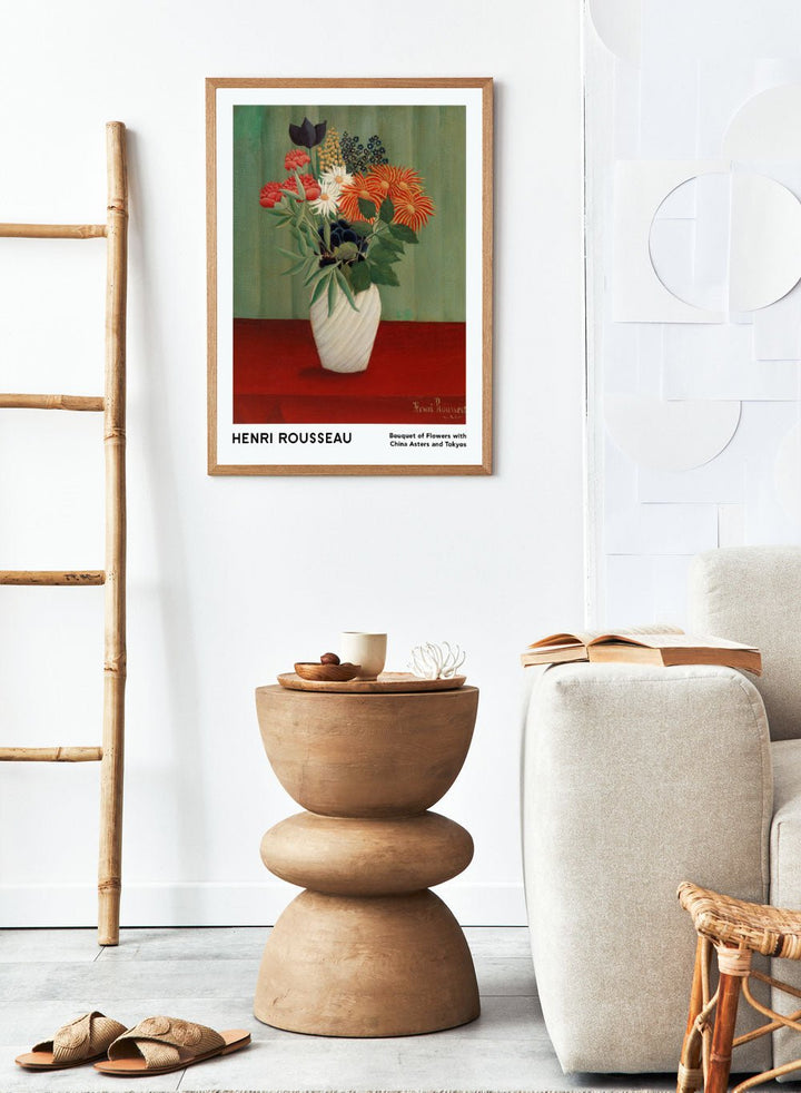 Henri Rousseau Bouquet of Flowers with China Asters and Tokyos Art Print_Sugar & Canvas