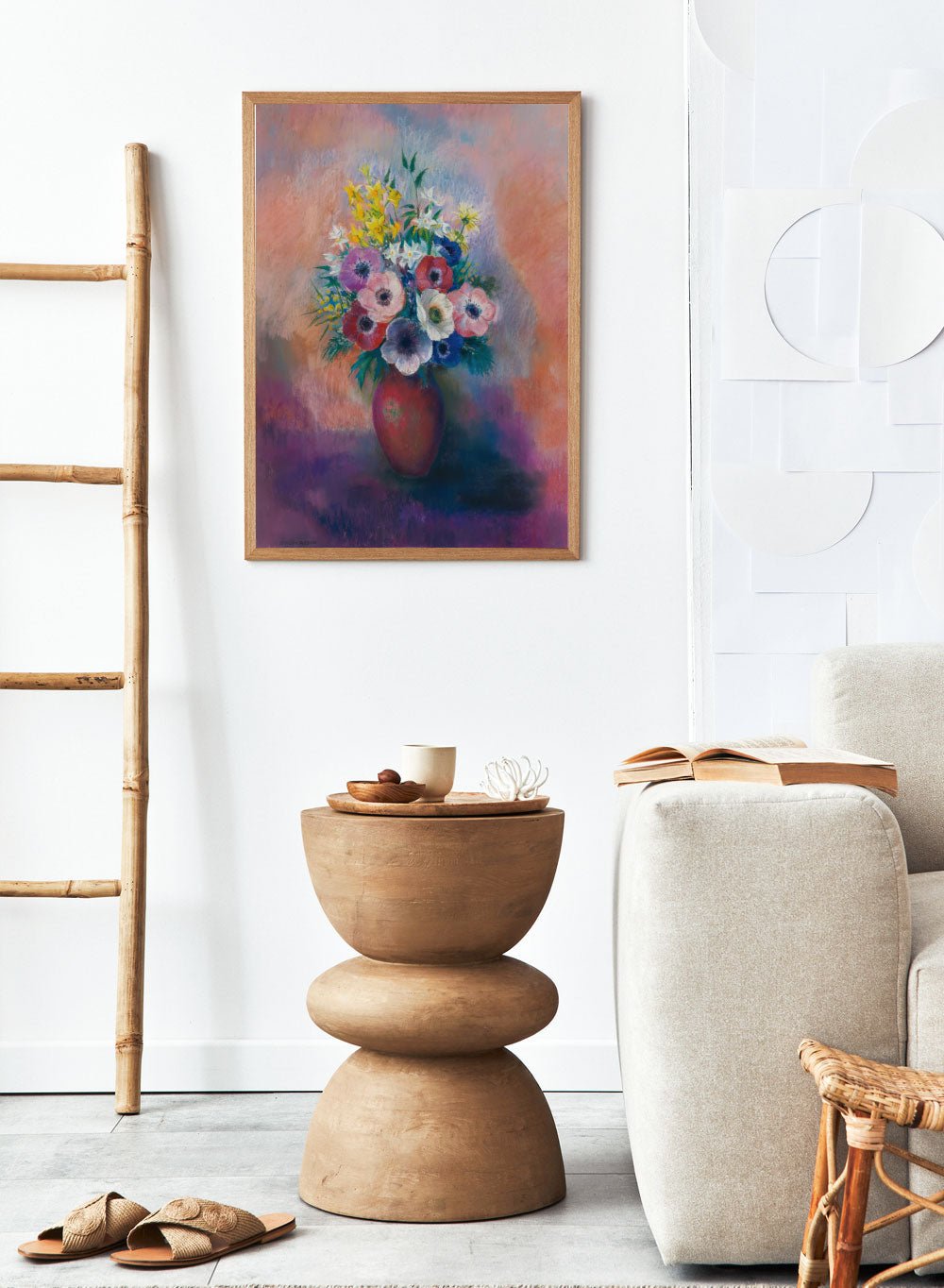 Odilon Redon Vase D’anémones Art Print OR13_Sugar & Canvas