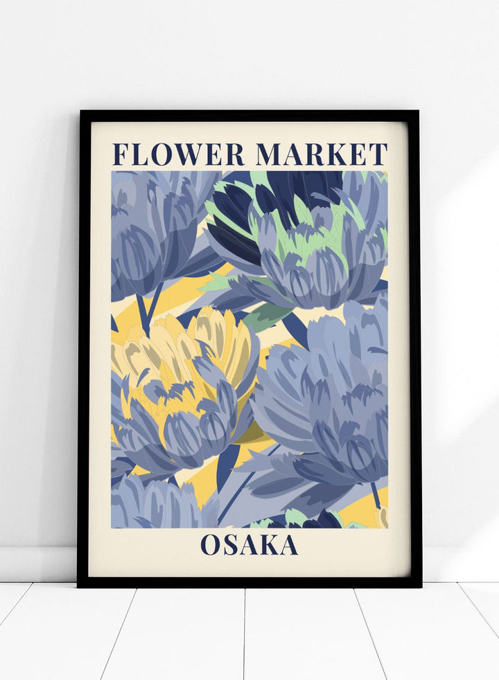 Flower Market Osaka Art Print_Sugar & Canvas