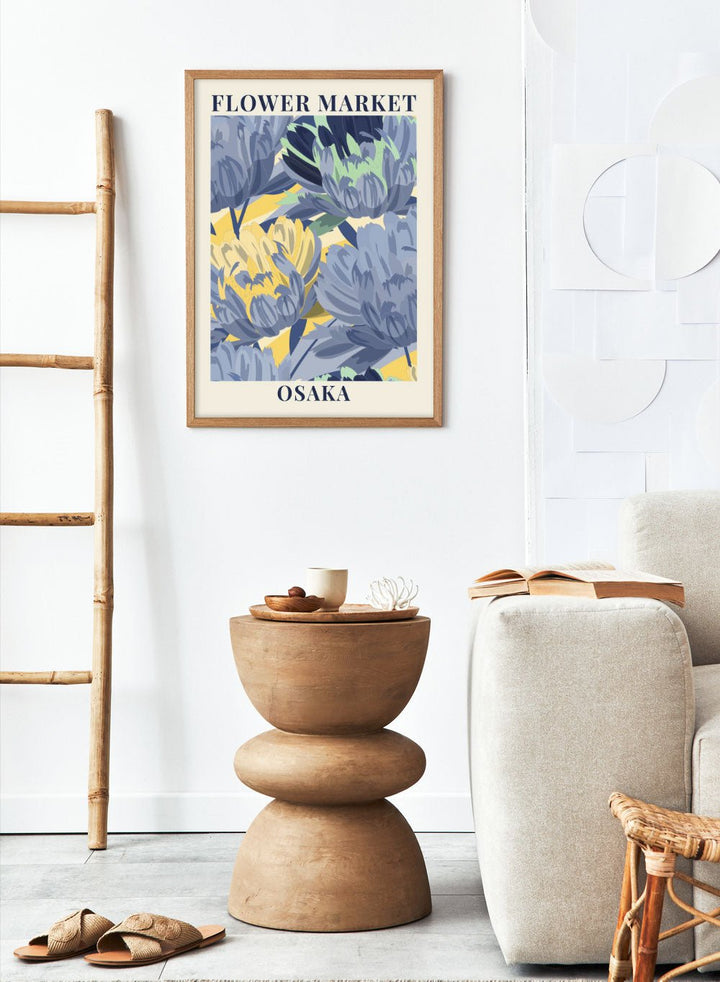 Flower Market Osaka Art Print_Sugar & Canvas
