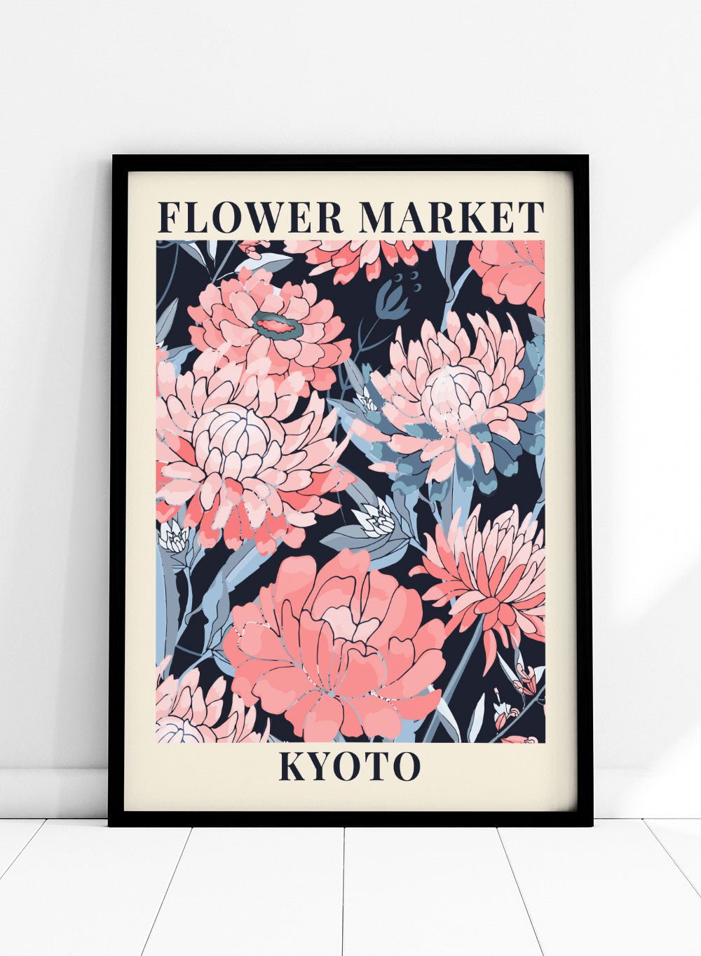 Flower Market Kyoto Art Print_Sugar & Canvas