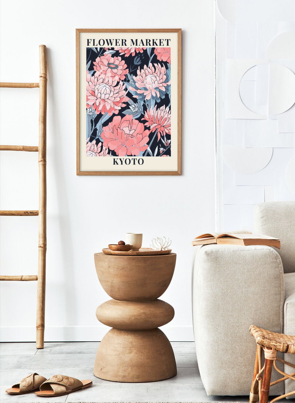 Flower Market Kyoto Art Print_Sugar & Canvas