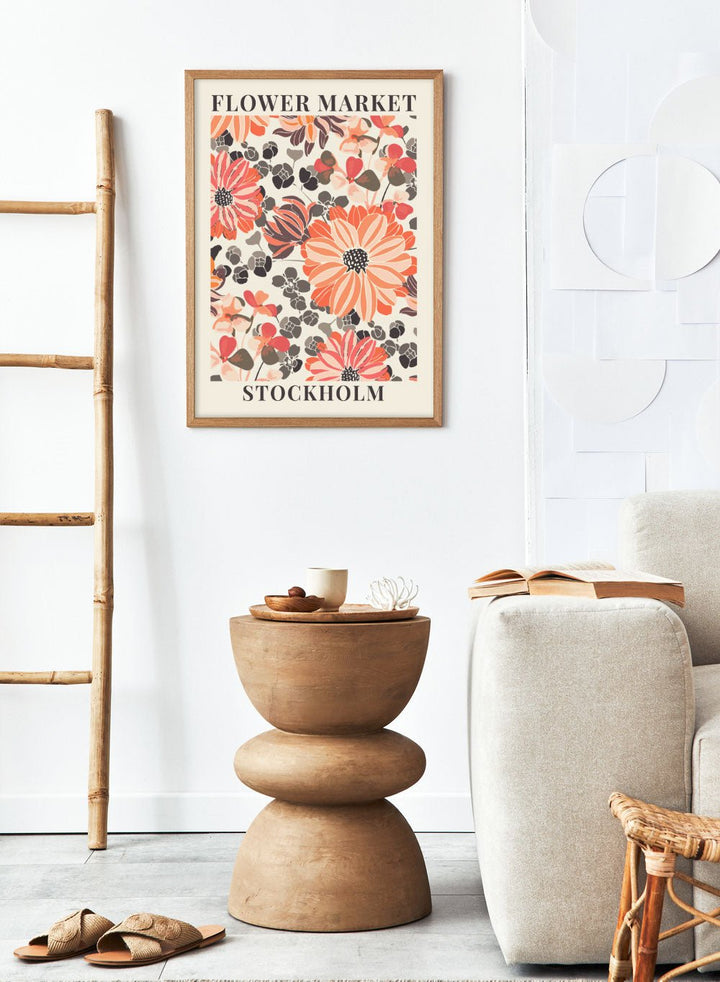 Flower Market Stockholm Art Print_Sugar & Canvas
