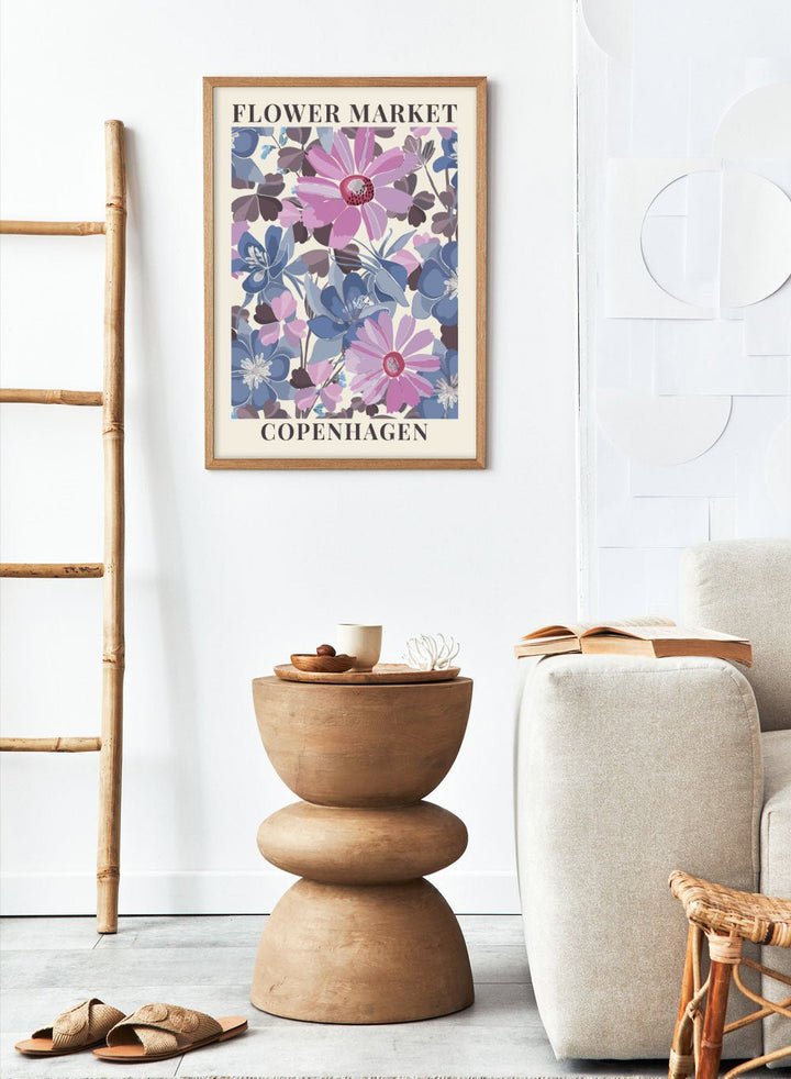 Flower Market Copenhagen Art Print_Sugar & Canvas