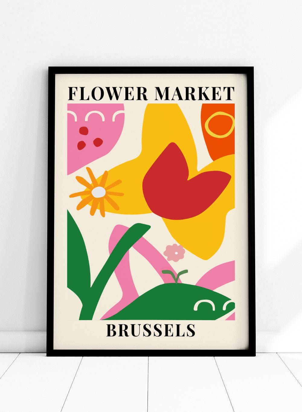 Flower Market Brussels Art Print_Sugar & Canvas