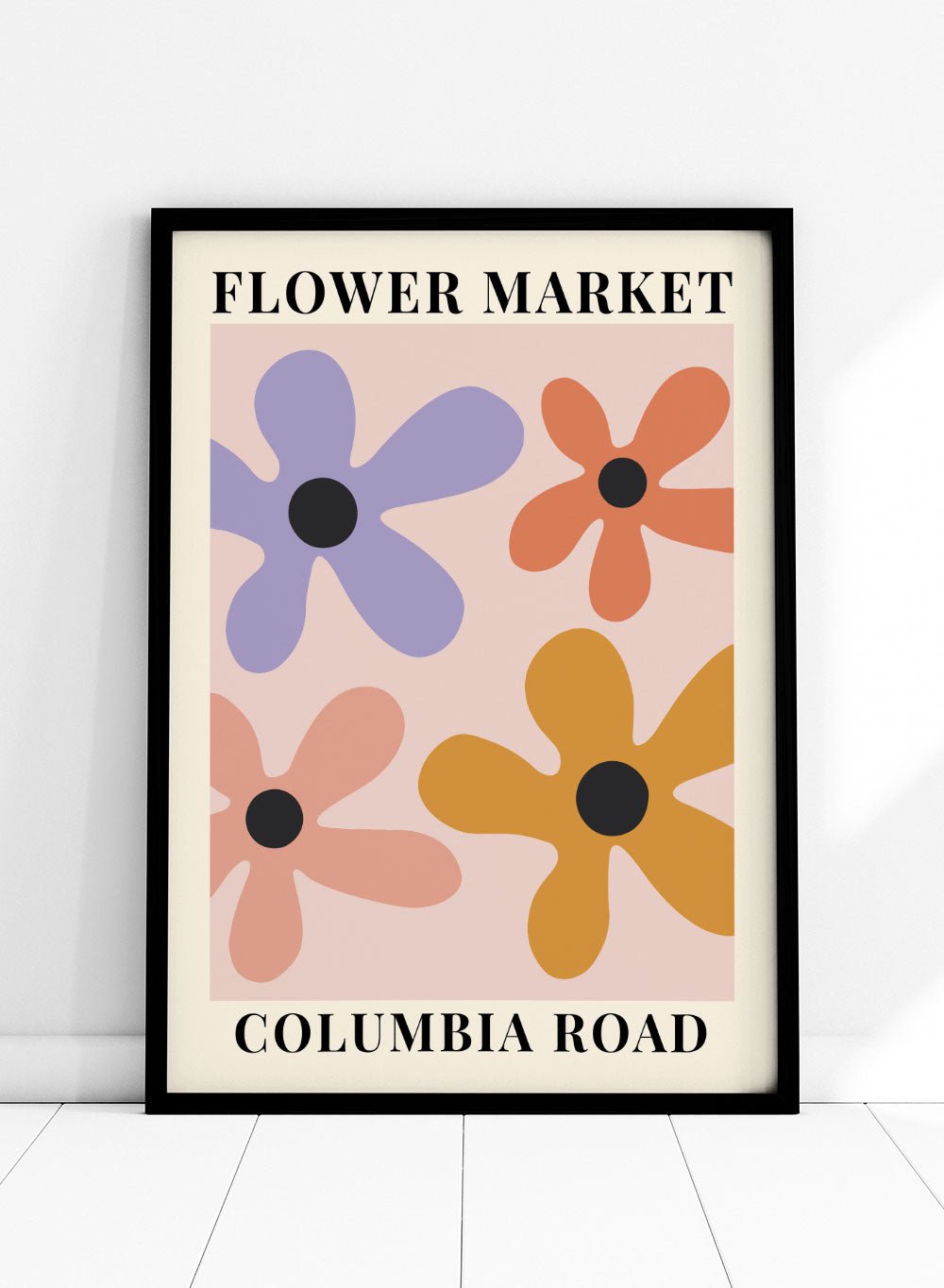 Flower Market Columbia Road Art Print_Sugar & Canvas