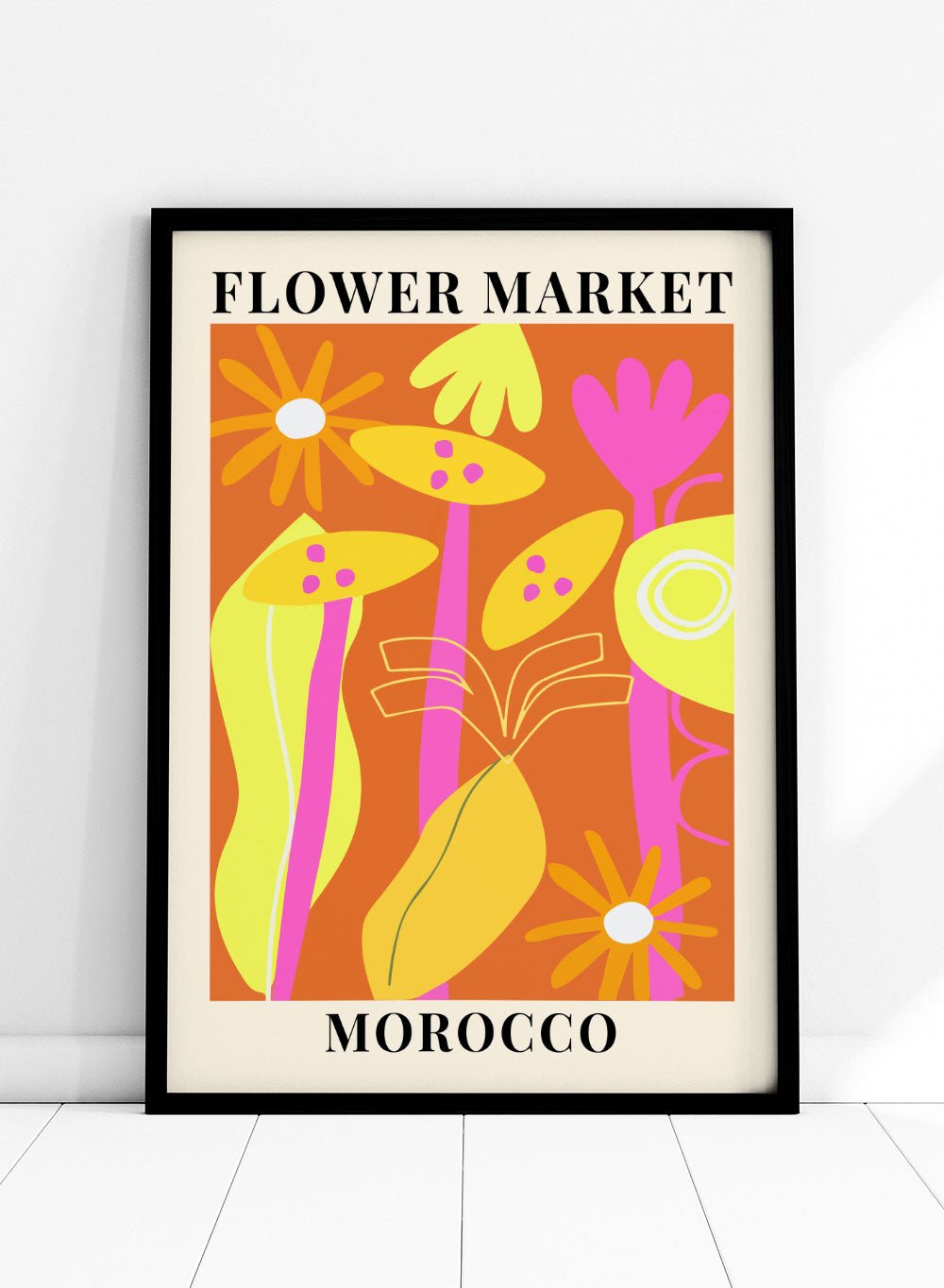 Flower Market Morocco Art Print_Sugar & Canvas