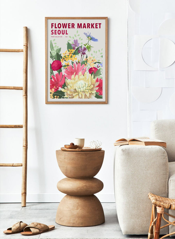 Flower Market Seoul Art Print_Sugar & Canvas