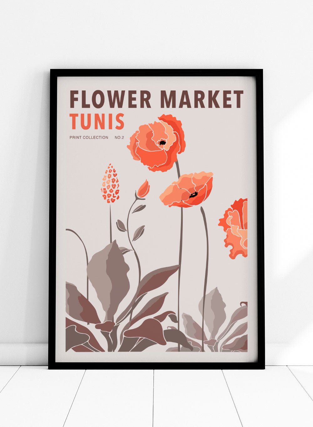 Flower Market Tunis Art Print_Sugar & Canvas