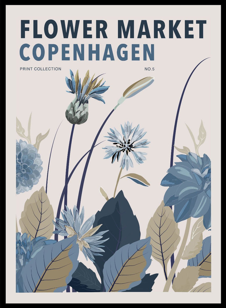 Flower Market Copenhagen Art Print_Sugar & Canvas