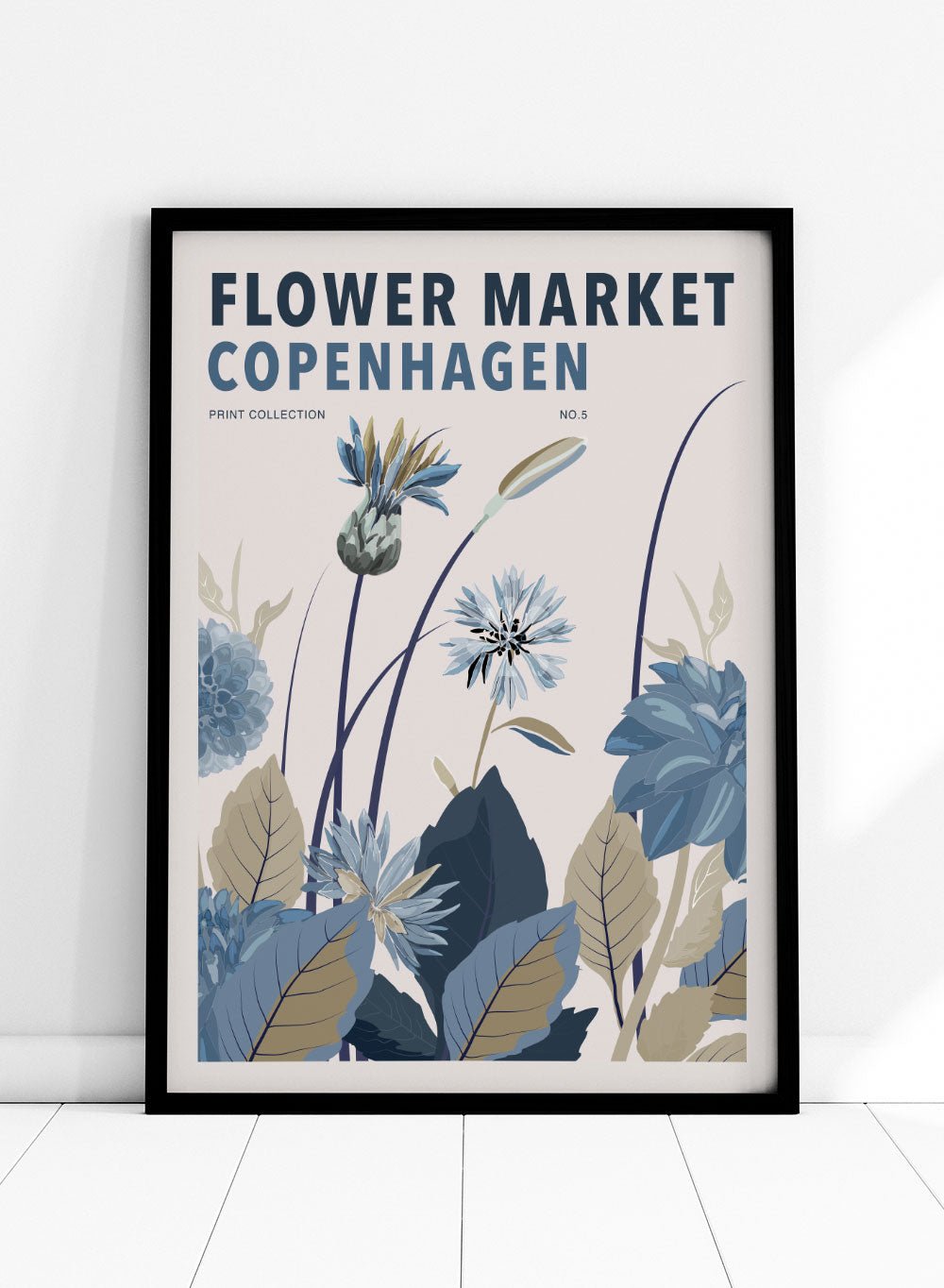 Flower Market Copenhagen Art Print_Sugar & Canvas
