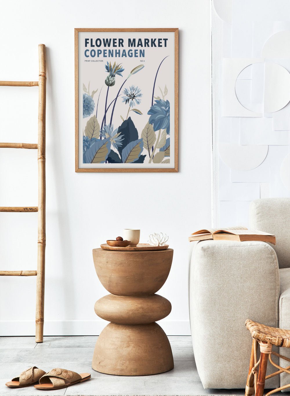 Flower Market Copenhagen Art Print_Sugar & Canvas