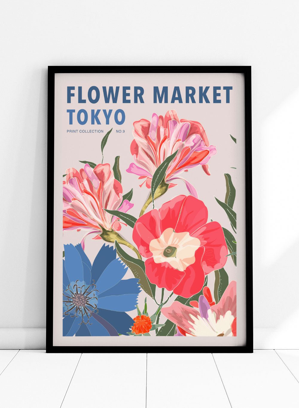Flower Market Tokyo Art Print_Sugar & Canvas