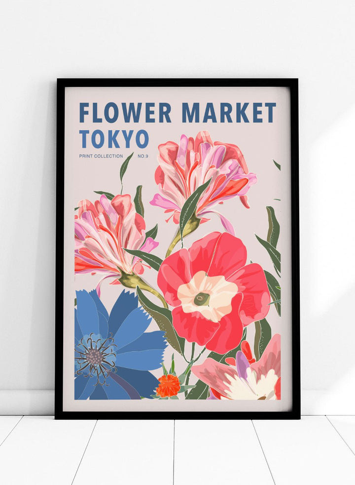 Flower Market Tokyo Art Print_Sugar & Canvas