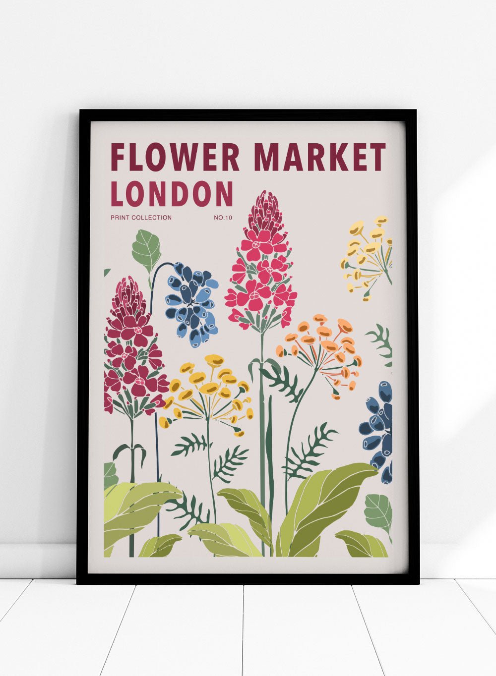 Flower Market London Art Print_Sugar & Canvas