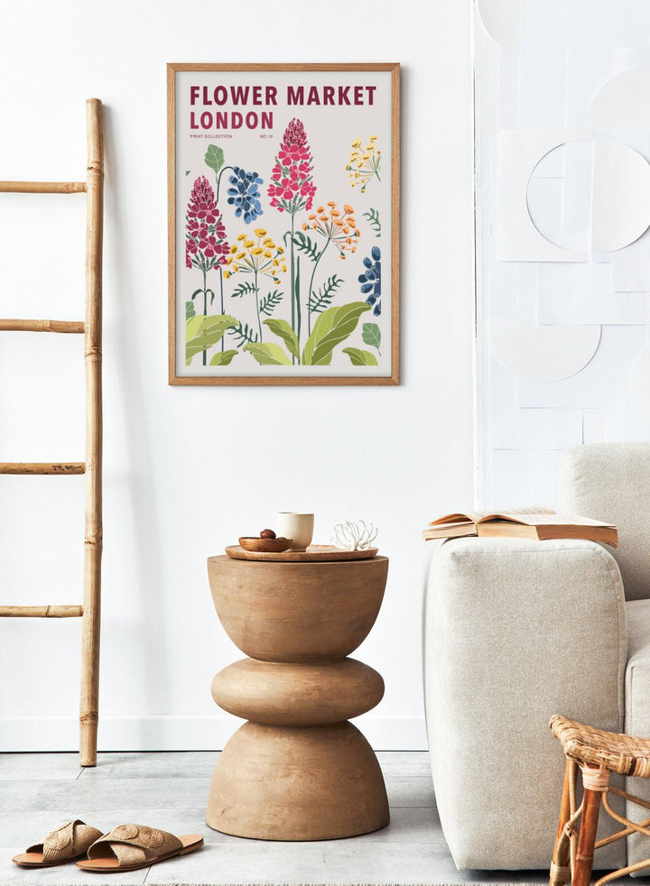 Flower Market London Art Print_Sugar & Canvas