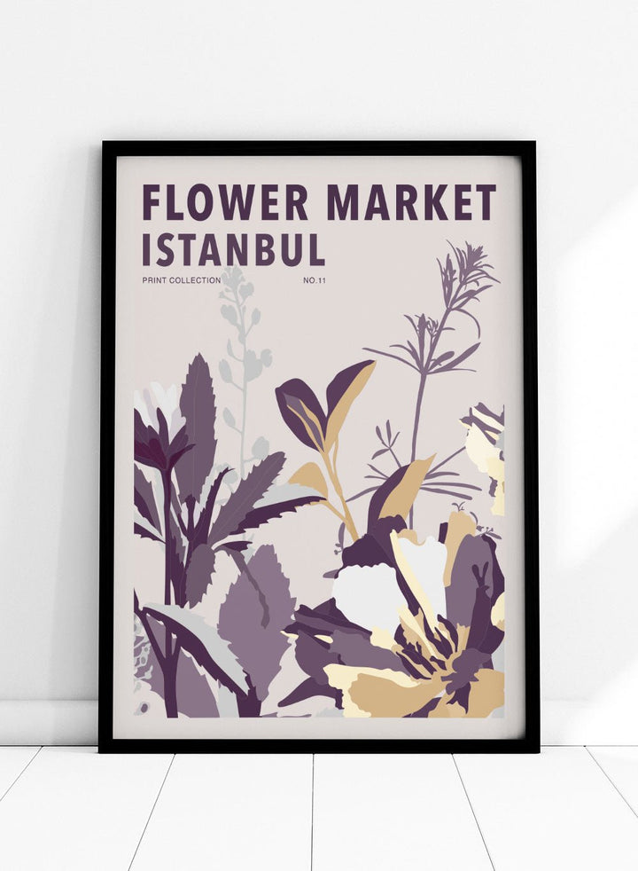 Flower Market Istanbul Art Print_Sugar & Canvas